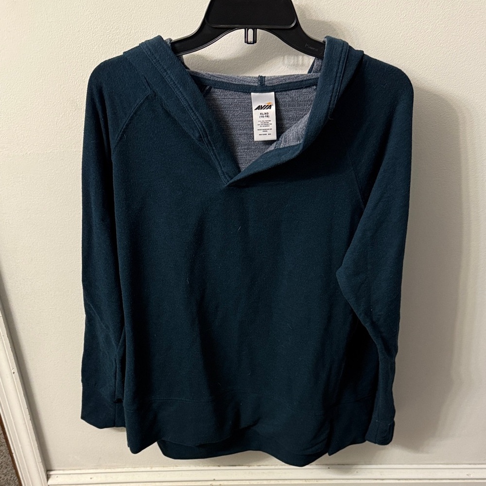 Avia Blue Hooded Top